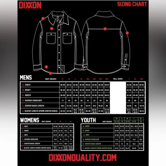 DIXXON Women’s Smoke Eater Flannel Shirt Plaid Gray Red Large NWOT - Picture 7 of 8